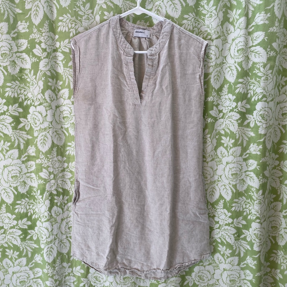 Allen Allen Linen Dress